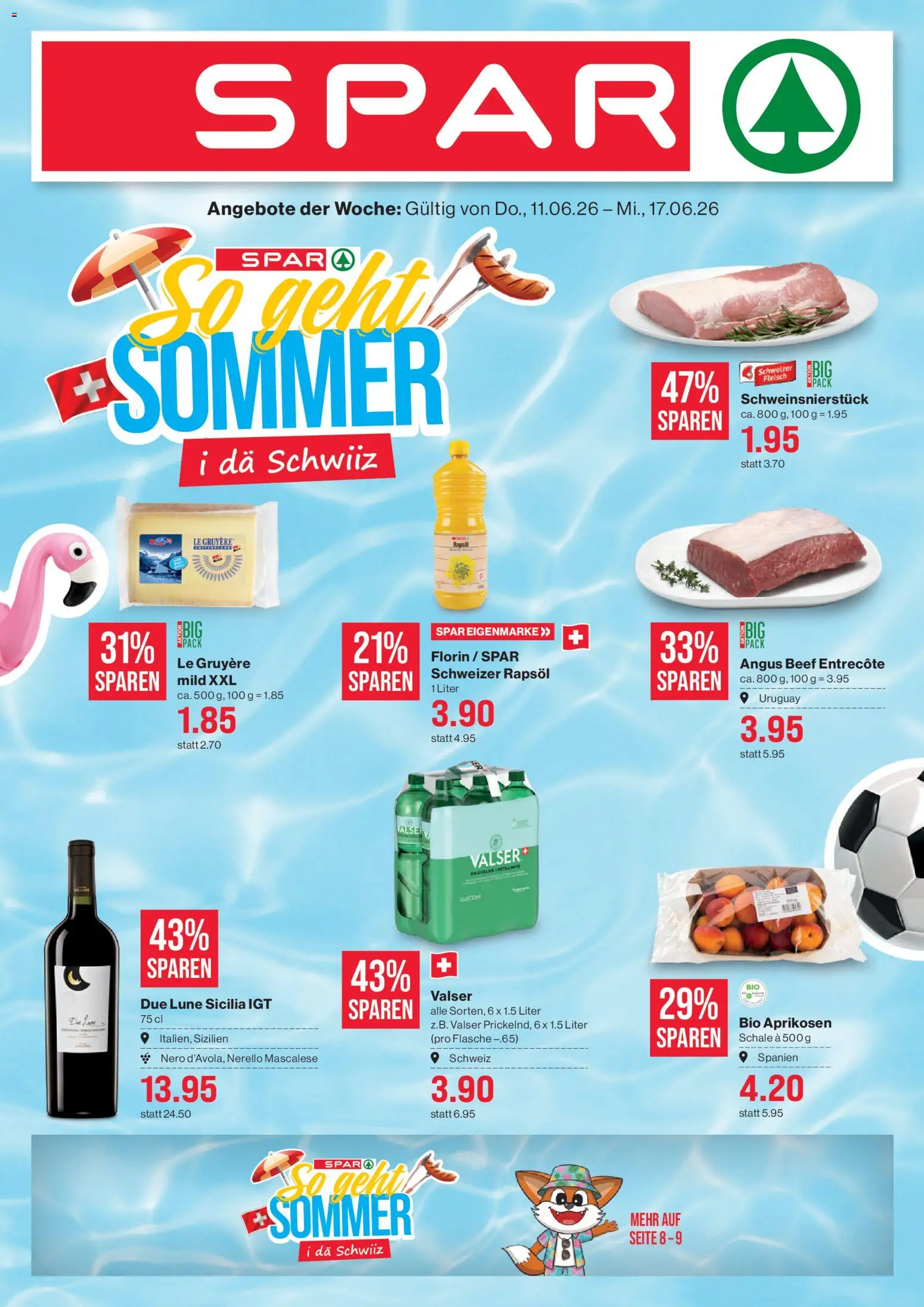 SPAR aktionen – gültig ab 11.06.2026 | Seite: 1 | Produkte: Rapsöl