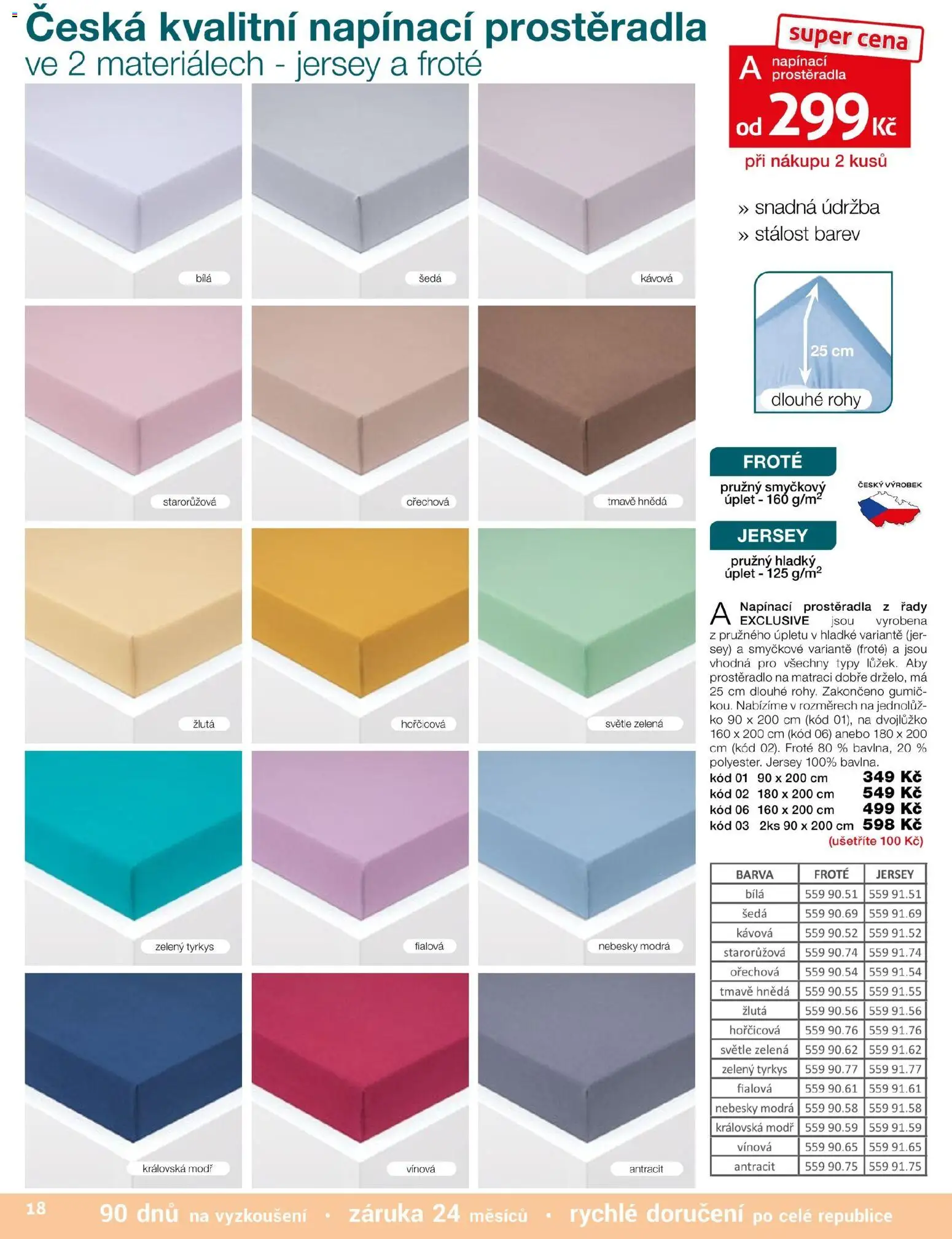 Decodoma katalog Vánoce 2026 od 04.10.2026 | Strana: 19 | Produkty: Prostěradla, Prostěradlo