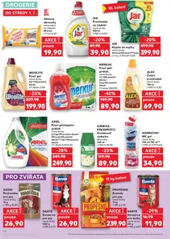 Náhled letáku JAR Prostředek na nádobí, různé druhy 450 ml od 01.07.2026 | Strana: 42