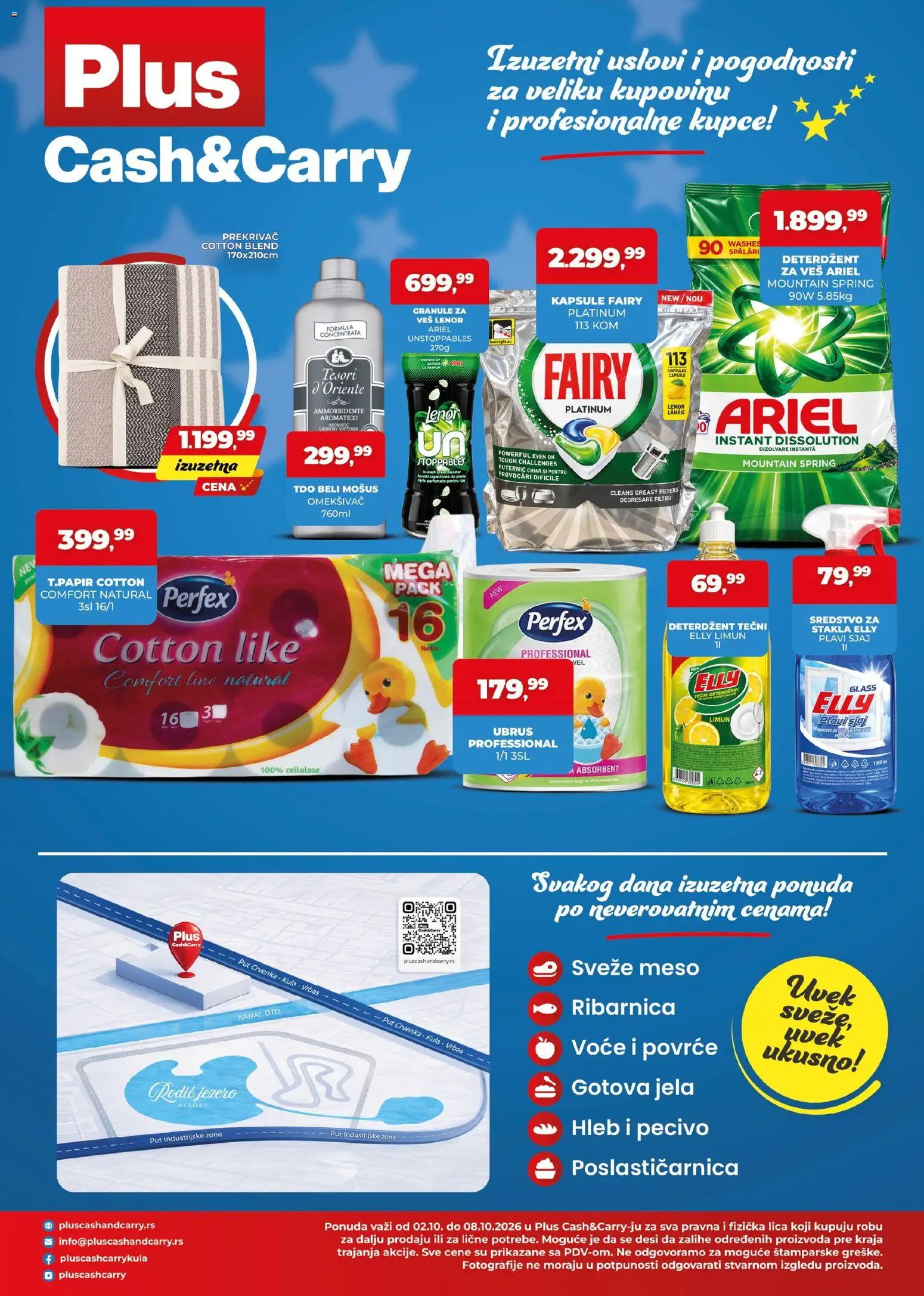 Plus Cash & Carry katalog - važi od 02.10.2026 | Strana: 4 | Proizvode: Deterdžent, Ariel, Omekšivač, Granule