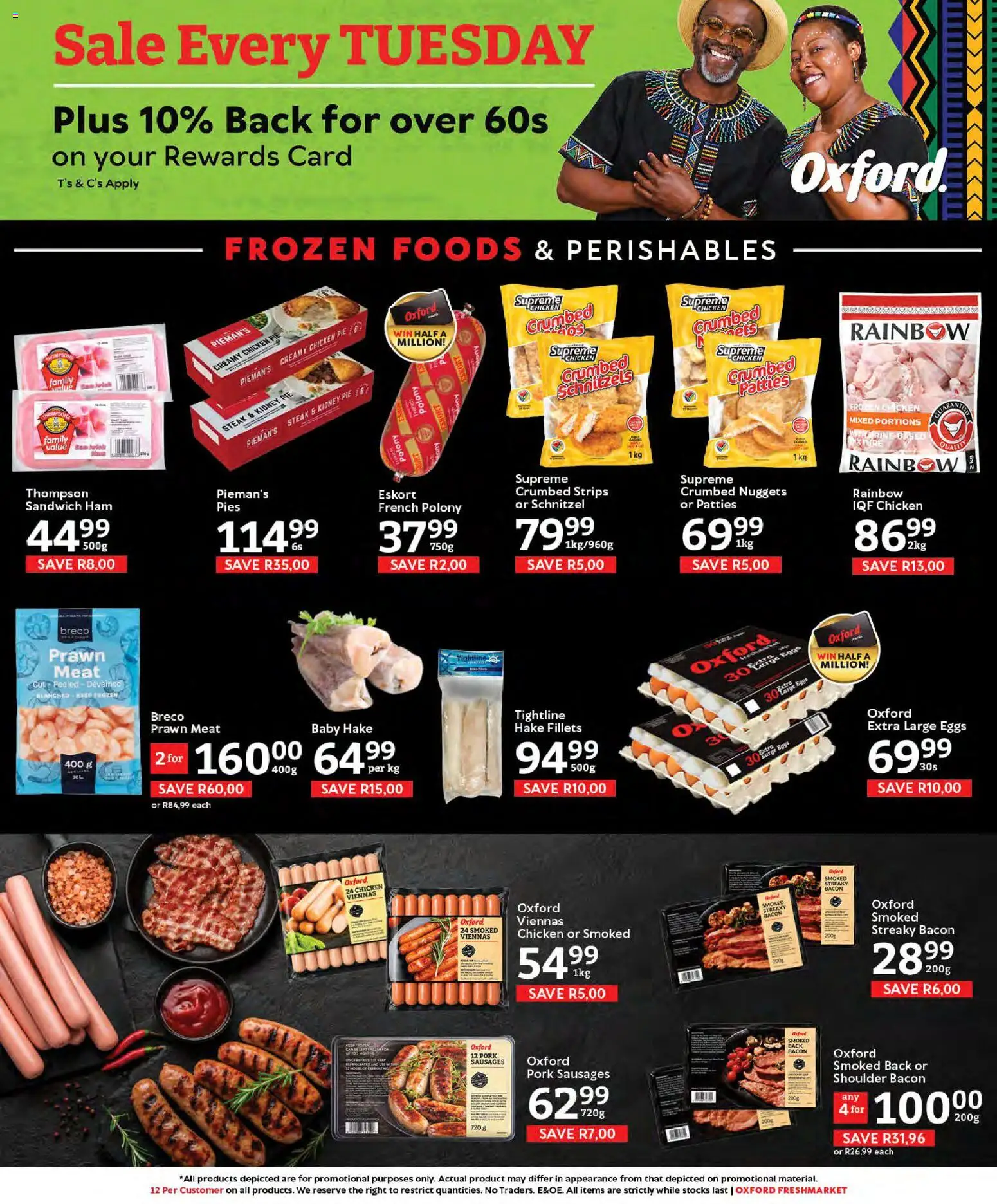 New Oxford Freshmarket catalogue – valid from 30/09/2026 | Page: 8 | Products: Steak, Eggs, Polony, Chicken