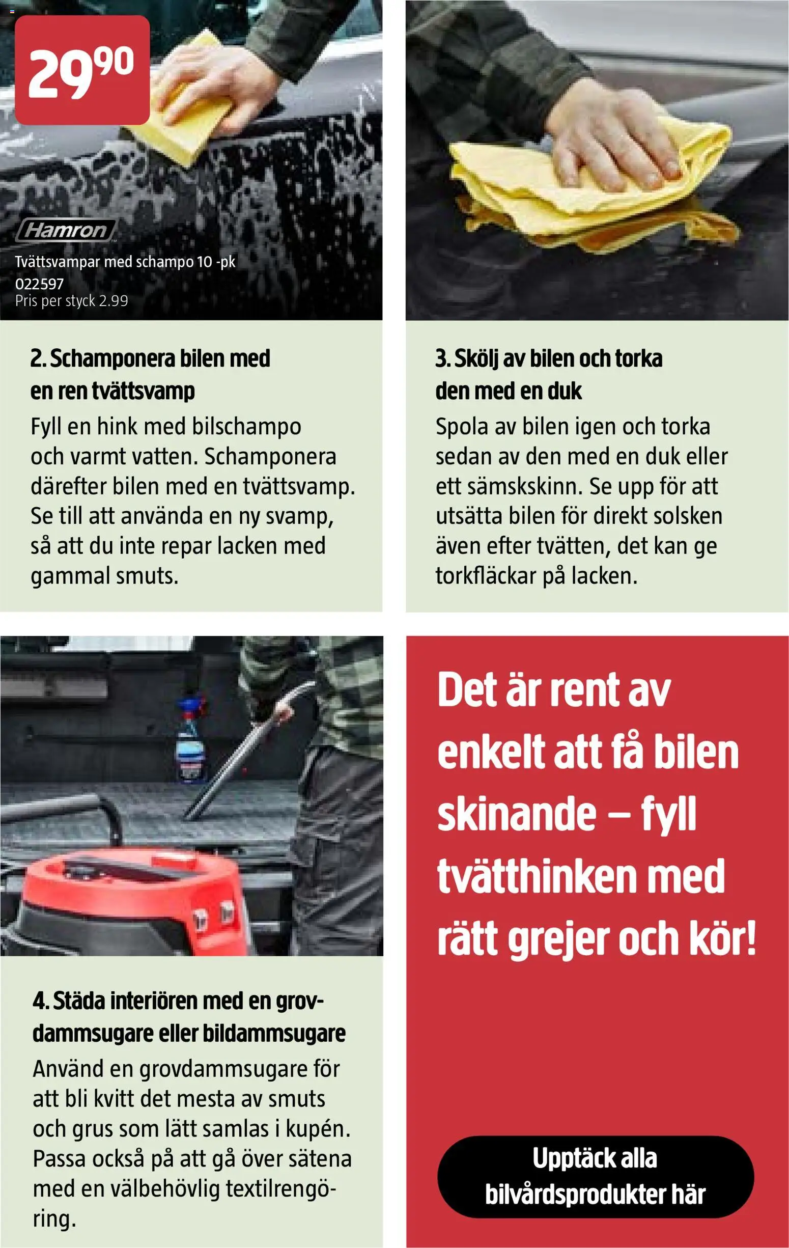 Jula reklamblad aktuell från 26.02.2026 | Sida: 9 | Produkter: Dammsugare, Schampo, Hink, Duk