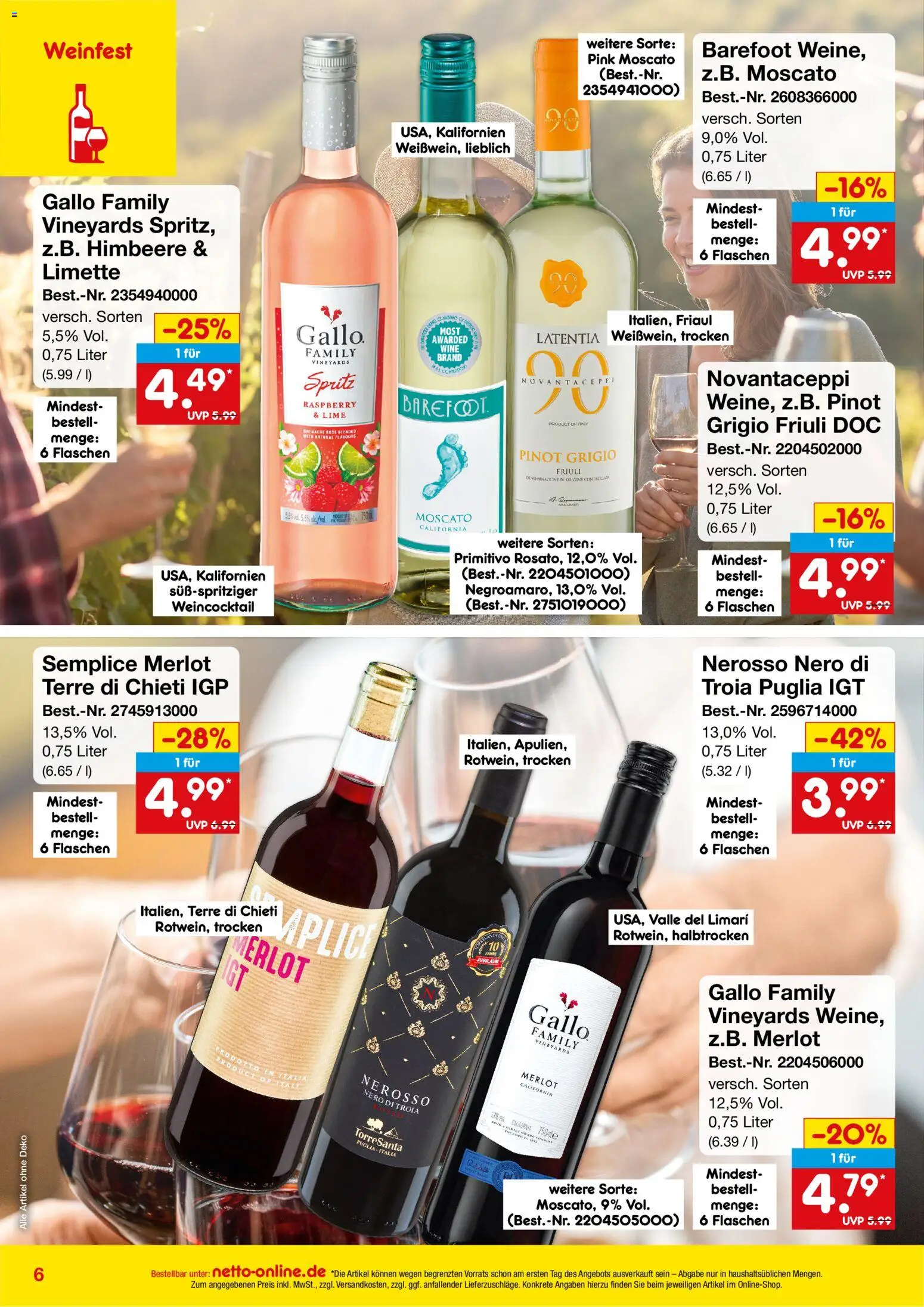 Netto Marken-Discount Online-Angebote September – gültig ab 01.09.2026 | Seite: 6 | Produkte: Merlot, Limette, Himbeere