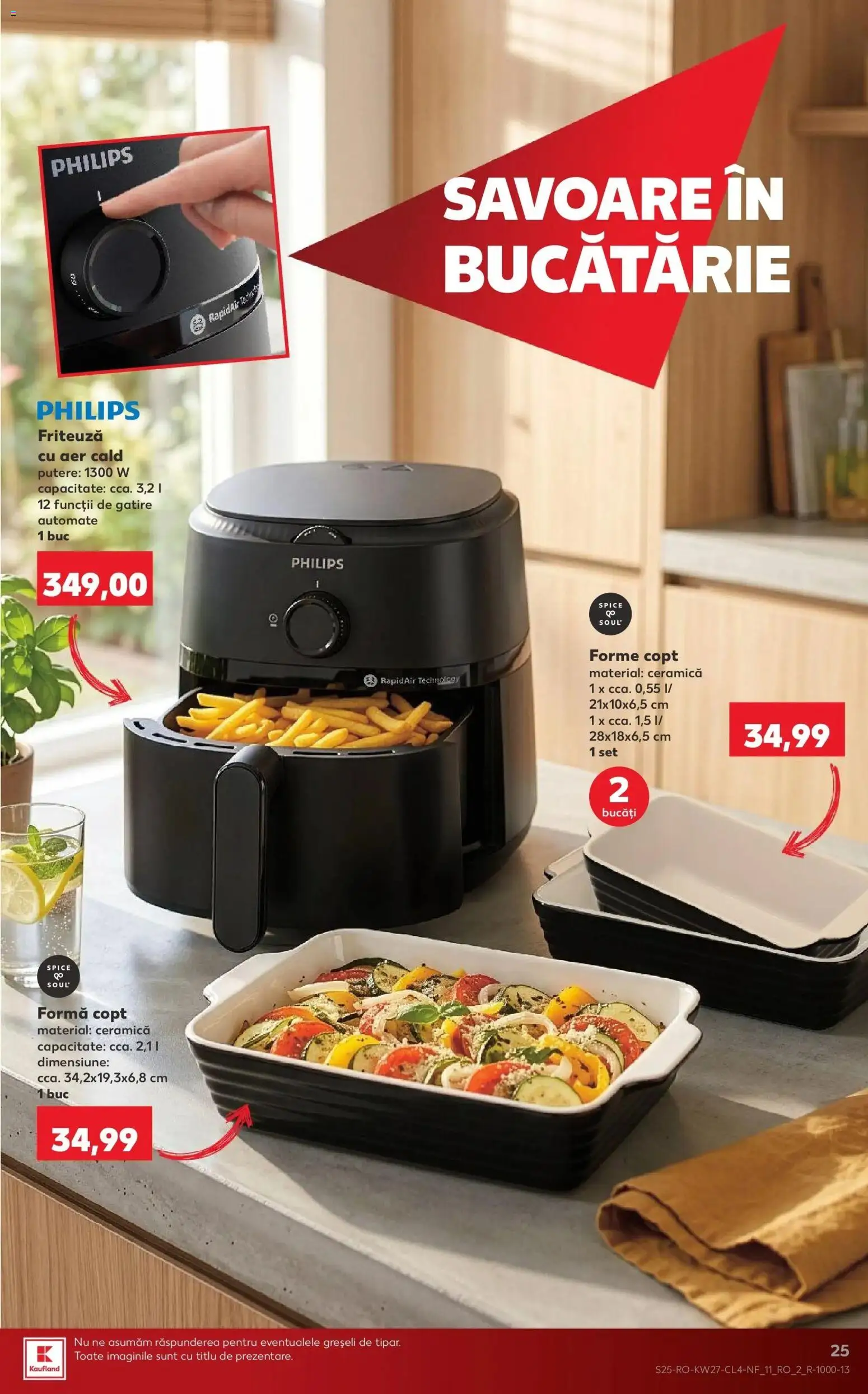 Noul catalog Kaufland – valabil de la 01.07.2026 | Pagină: 25 | Produse: Enginar, Ginseng, Friteuză, Bucătărie
