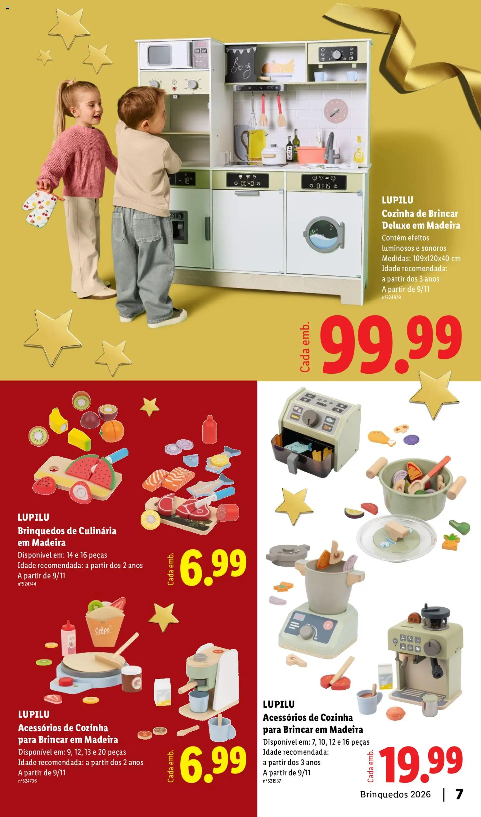 Lidl Folheto Especial Brinquedos │ válido de 26/10/2026 | Página: 7 | Produtos: Cozinha de brincar, Brinquedos