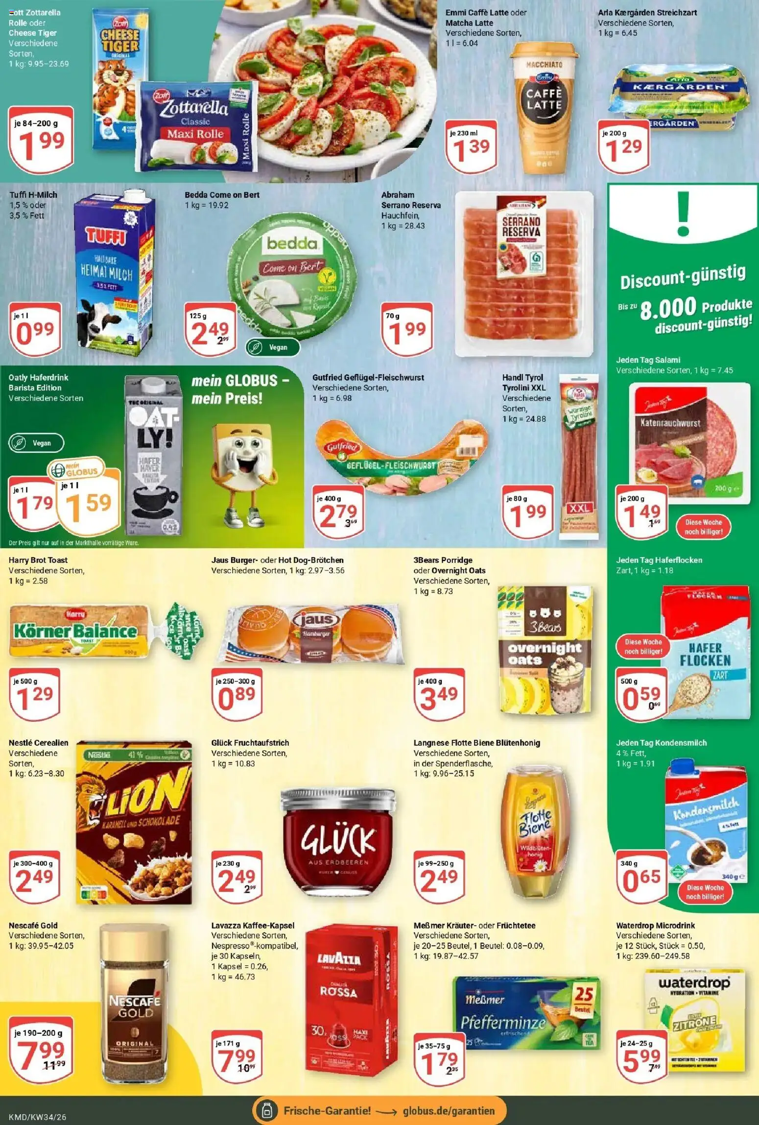 Globus Prospekt Köln (ab 17.08.2026) » Angebote online | Seite: 14 | Produkte: Lavazza, Nescafe, Kondensmilch, Nescafe gold