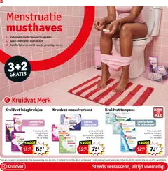 Kruidvat folder - Voorbeeld van een folder van Kruidvat, geldig van 24-08-2026 | Pagina: 44 | Producten: Kan, Inlegkruisjes, Maandverband, Tampons