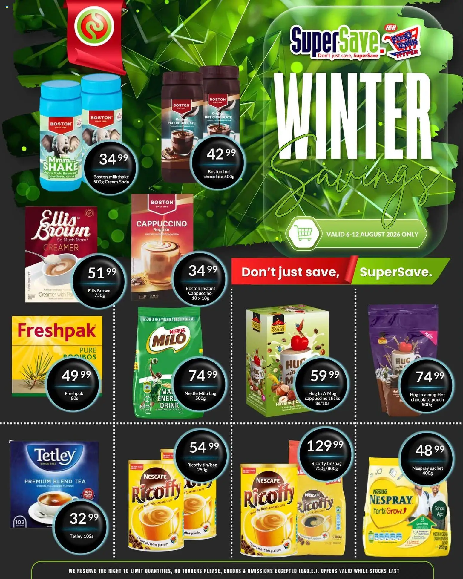 New Super Save catalogue – valid from 06/08/2026 | Page: 16 | Products: Bag, Mug, Tea, Cream