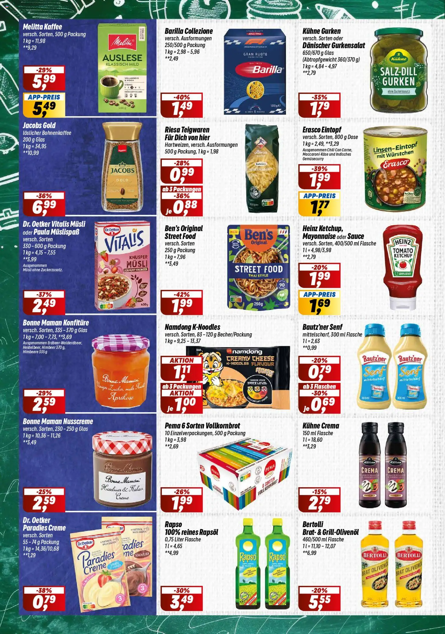 Simmel Prospekt – gültig ab 10.08.2026 | Seite: 8 | Produkte: Musli, Barilla, Vanille, Erasco