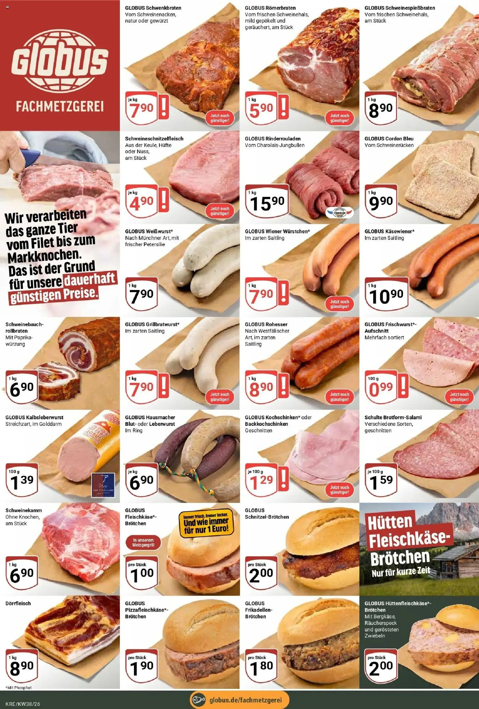 Globus Prospekt Krefeld (ab 14.09.2026) » Angebote online | Seite: 7 | Produkte: Rinderrouladen, Zwiebeln, Schweinerucken, Petersilie