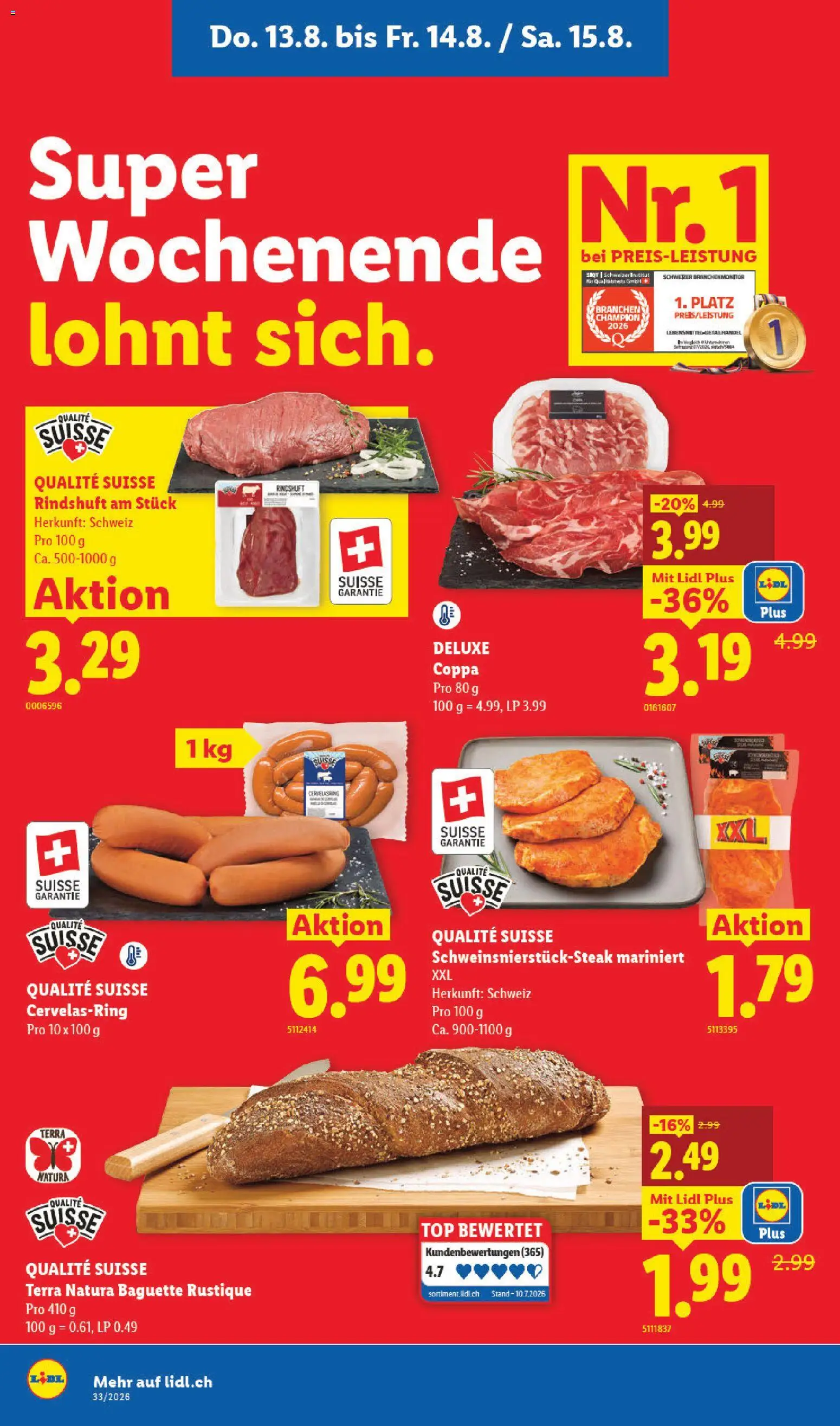 Lidl aktionen – gültig ab 13.08.2026 | Seite: 6 | Produkte: Baguette, Top