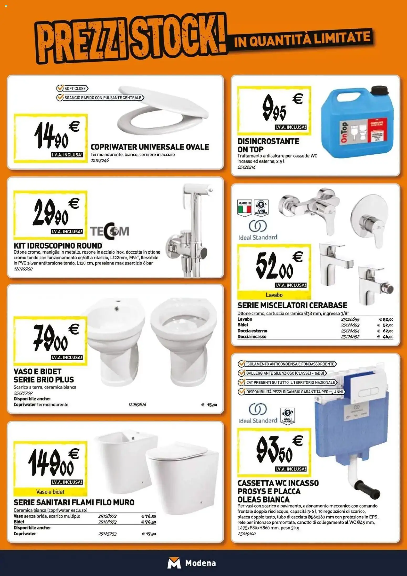 Volantino TECNOMAT del 26.03.2026 | Pagina: 4 | Prodotti: Anticalcare, Top, Tubo, Doccia