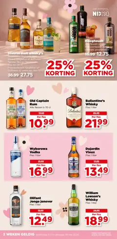Ballantine's Whisky, Fles 1 liter - Voorbeeld van een folder van Plus, geldig van 06.05.2026 | Pagina: 40 | Producten: Fles, Whisky, Slijterij, Alcohol