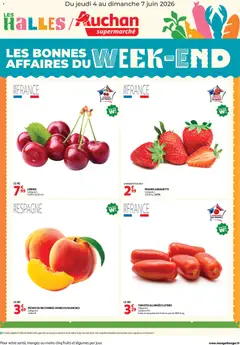 Auchan - Prévisualisation de Auchan les bons plans du week-end dans votre super valide à partir de 04.06.2026