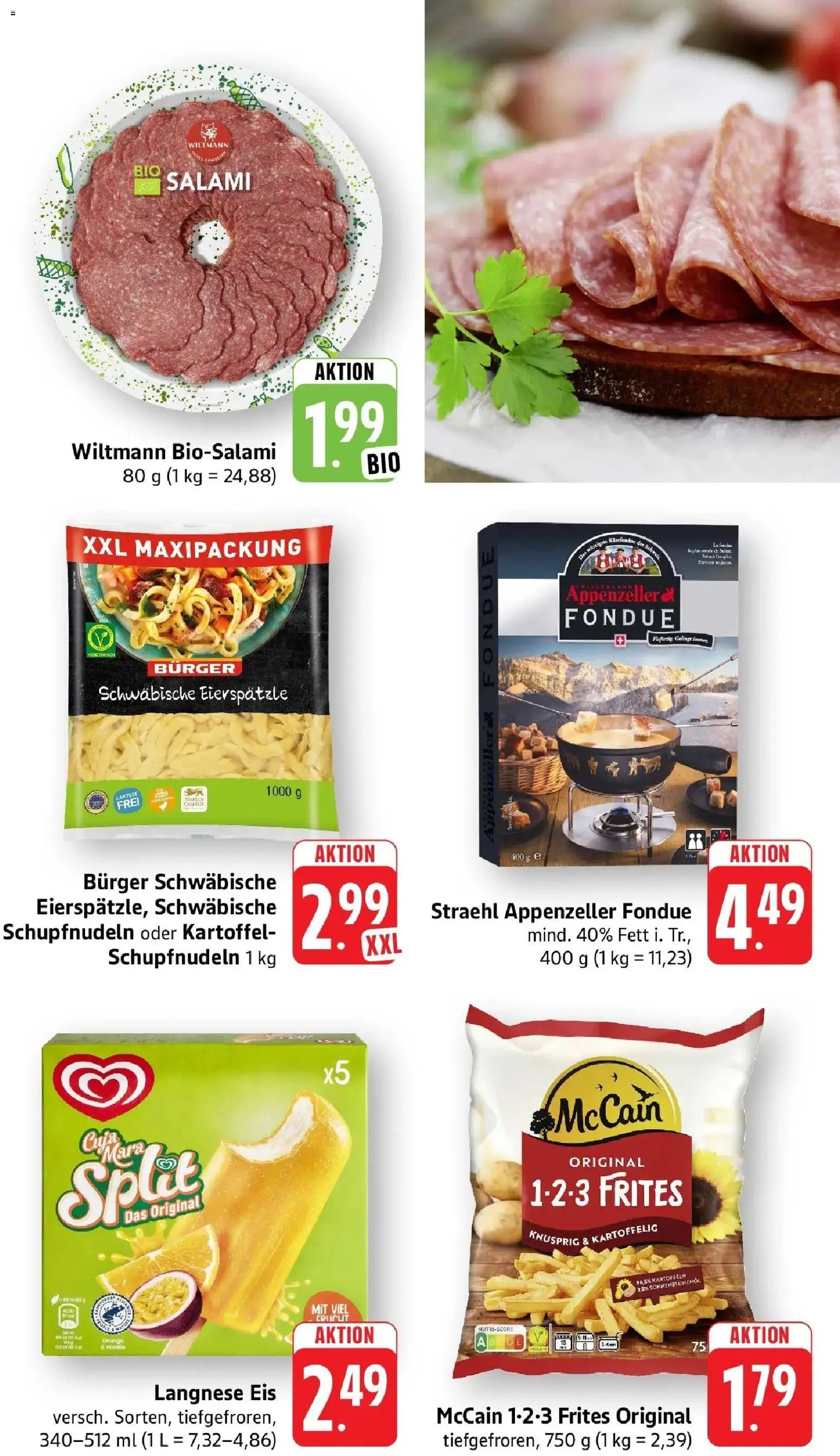 nah & gut Prospekt Gengenbach – gültig ab 26.10.2026 | Seite: 5 | Produkte: Langnese, Burger, McCain, Kartoffeln