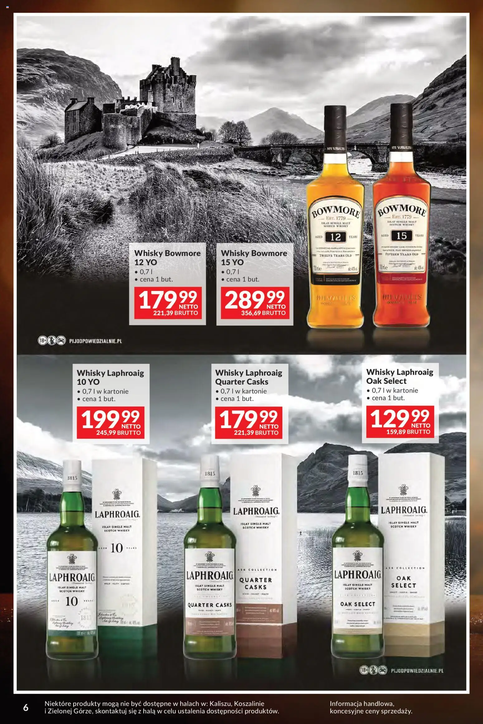 Makro gazetka - Whisky od 29.09.2026 | Strona: 6 | Produkty: Scotch whisky, Whisky