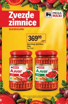 Mega Maxi katalog zvezde zimnice - pregled Mega Maxi kataloga - važi od 16.10.2026