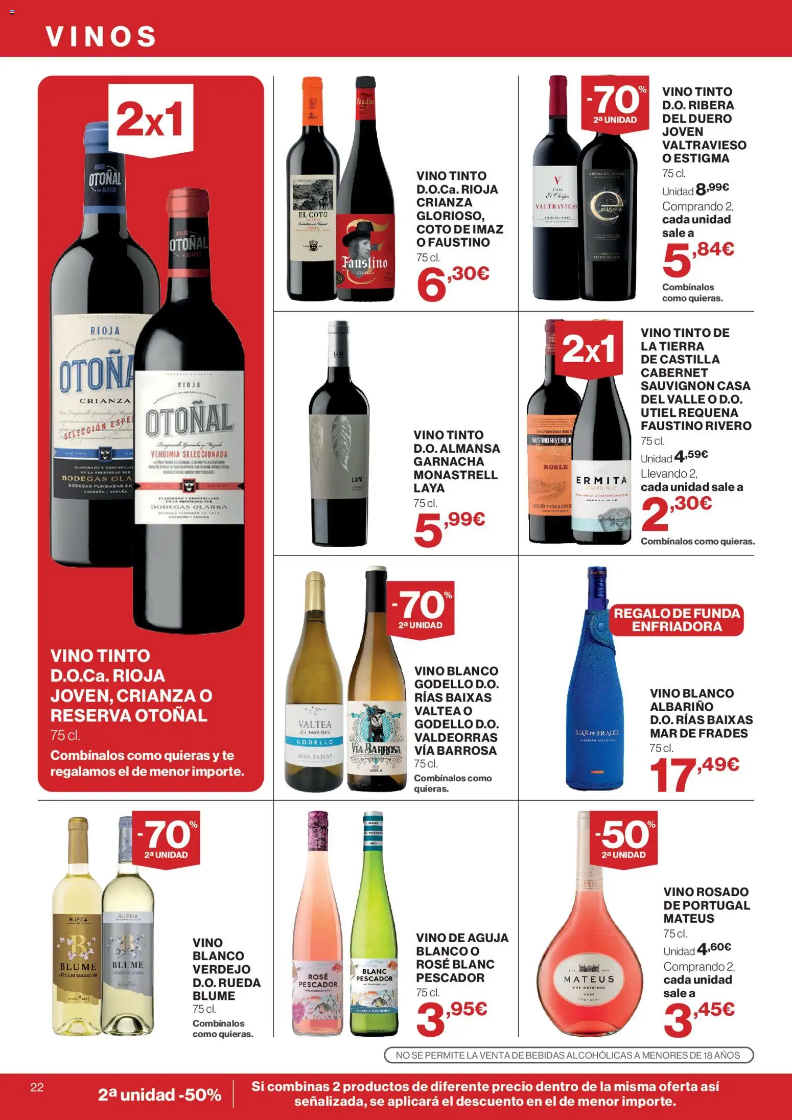El Corte Inglés ofertas │ válido desde el 30/07/2026 | Página: 22 | Productos: Vino rosado, Vino, Té, Funda
