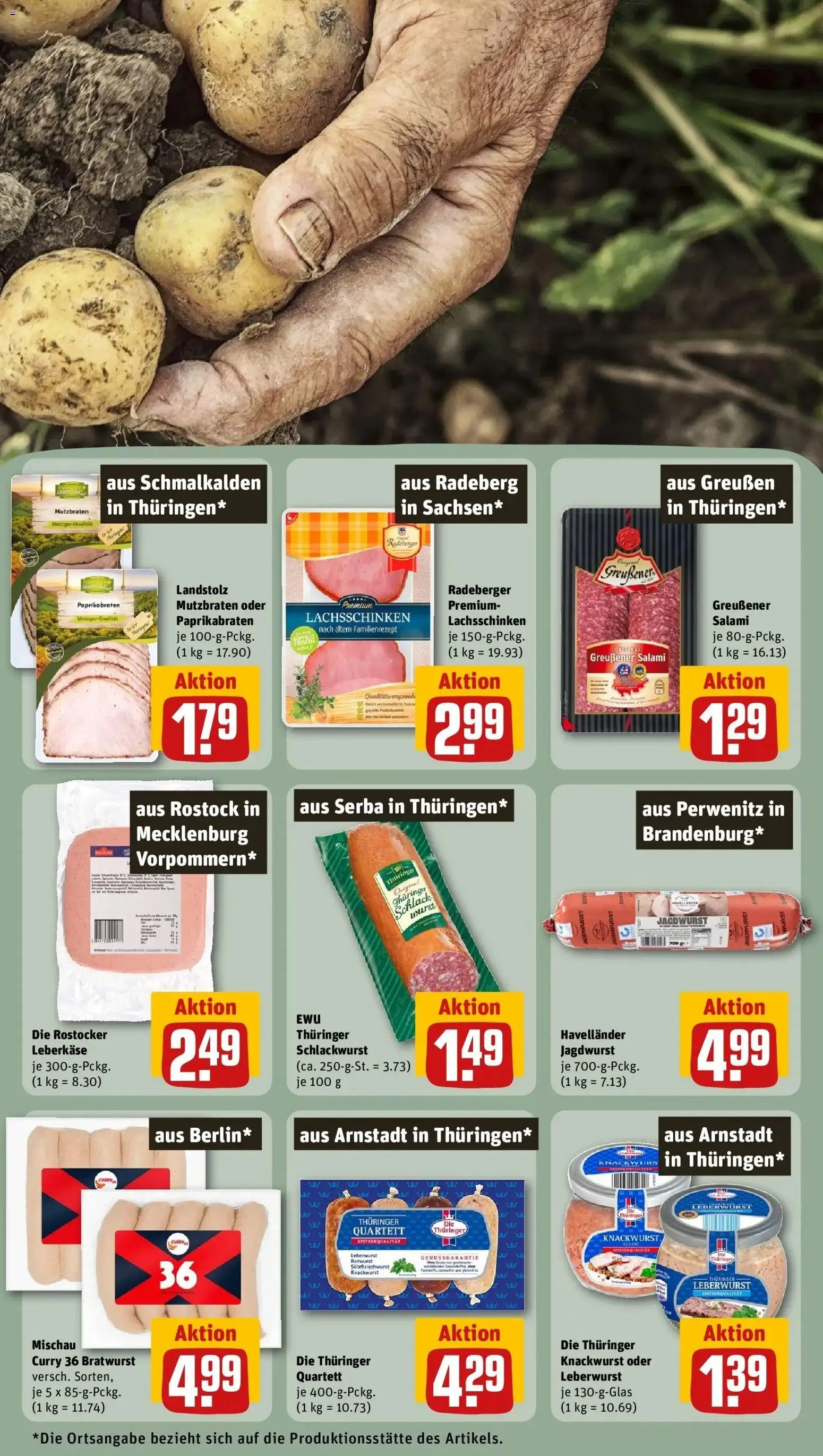 REWE Prospekt ab 28.09.2026 zum Blättern » Angebote | Seite: 27 | Produkte: Bratwurst, Wurst, Salami, Leberkase