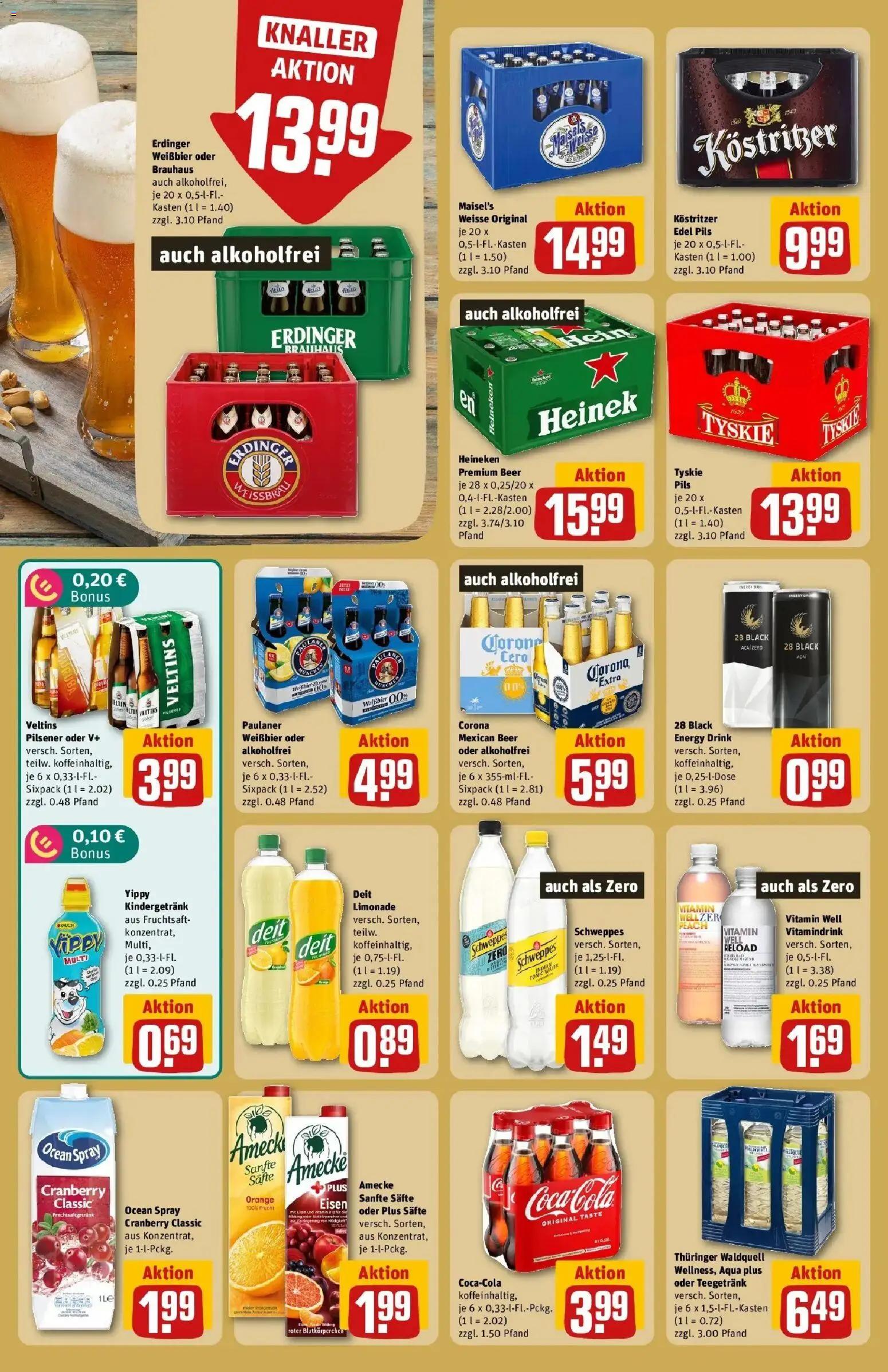 REWE Prospekt ab 17.08.2026 zum Blättern » Angebote | Seite: 20 | Produkte: Energy, Kostritzer, Limonade, Heineken