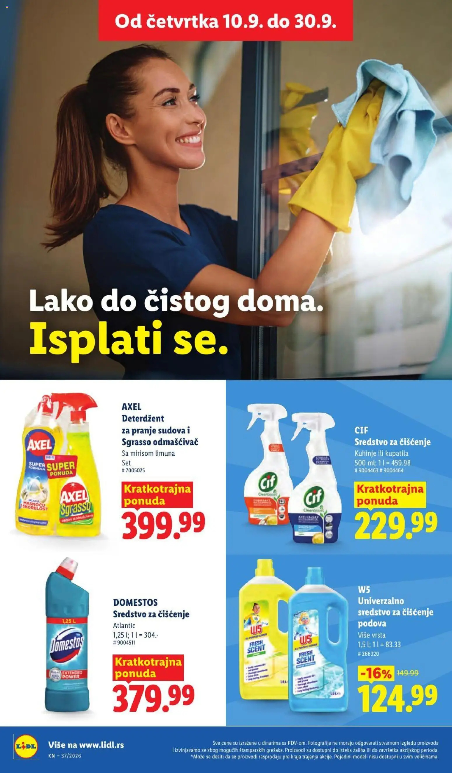 Lidl katalog - važi od 10.09.2026 | Strana: 38