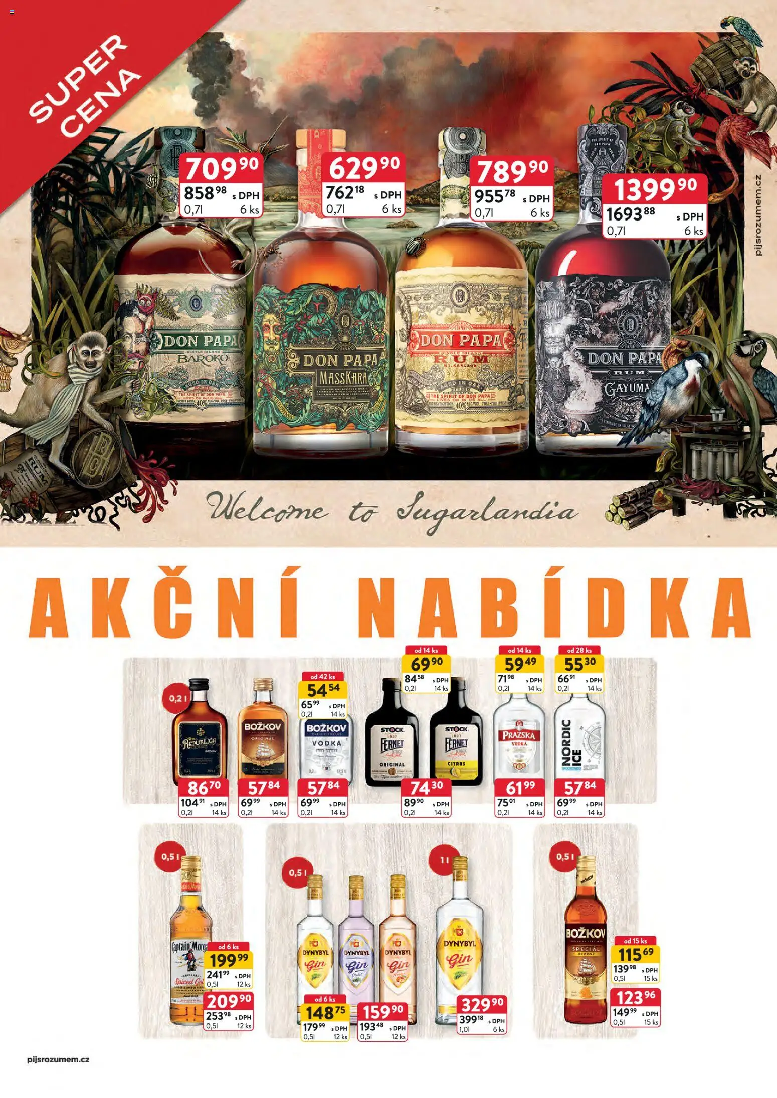 Astur & Qanto leták - Velkoobchod 04/2026 od 01.04.2026 | Strana: 19 | Produkty: Vodka, Božkov, Don papa, Pražská vodka