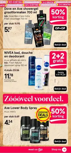 Etos folder - Voorbeeld van een folder van Etos, geldig van 13-07-2026 | Pagina: 13 | Producten: Deodorant, Kan, Douche, Douchegel