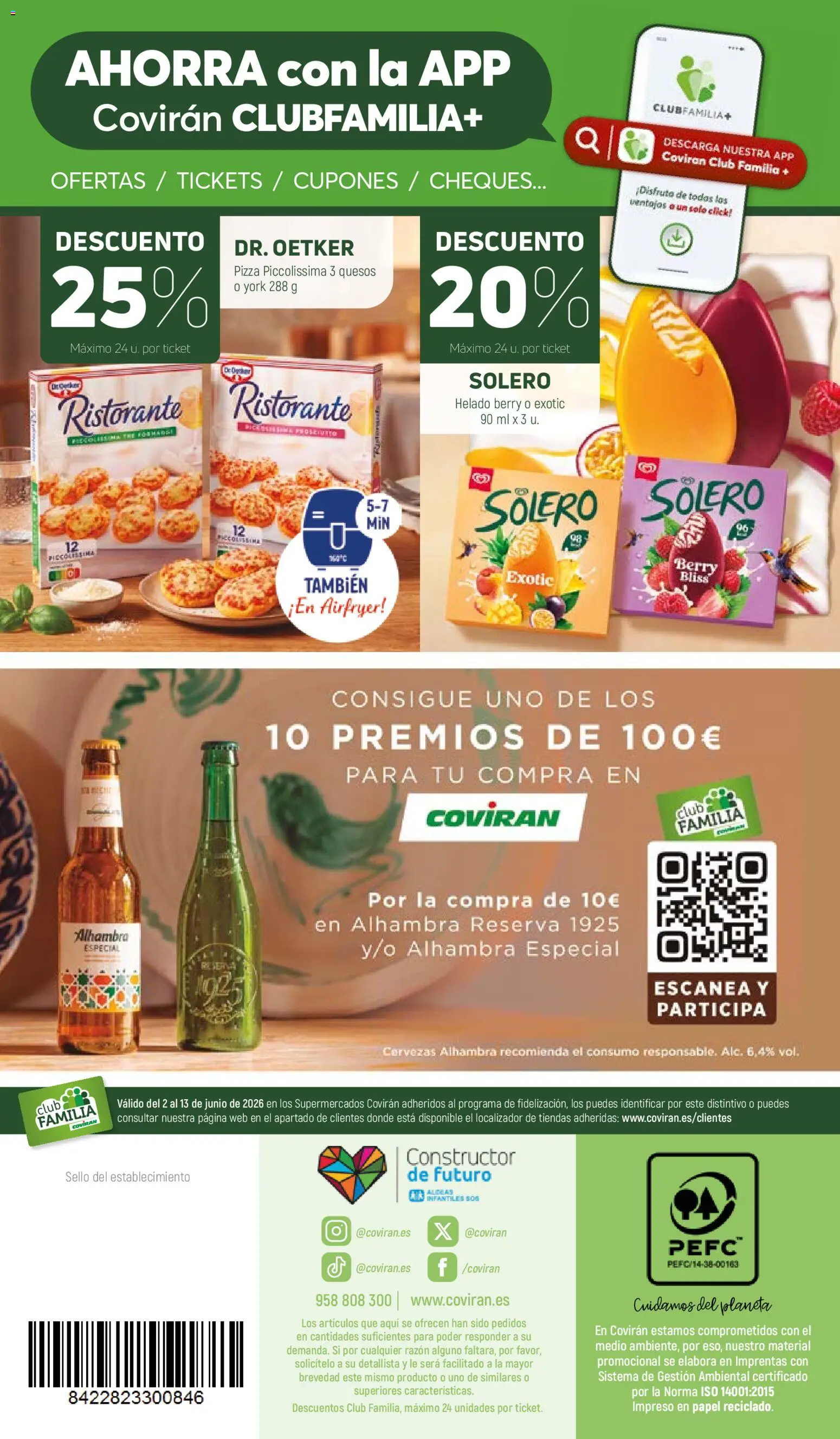 Coviran ofertas │ válido desde el 02.06.2026 | Página: 24 | Productos: Pizza, Helado