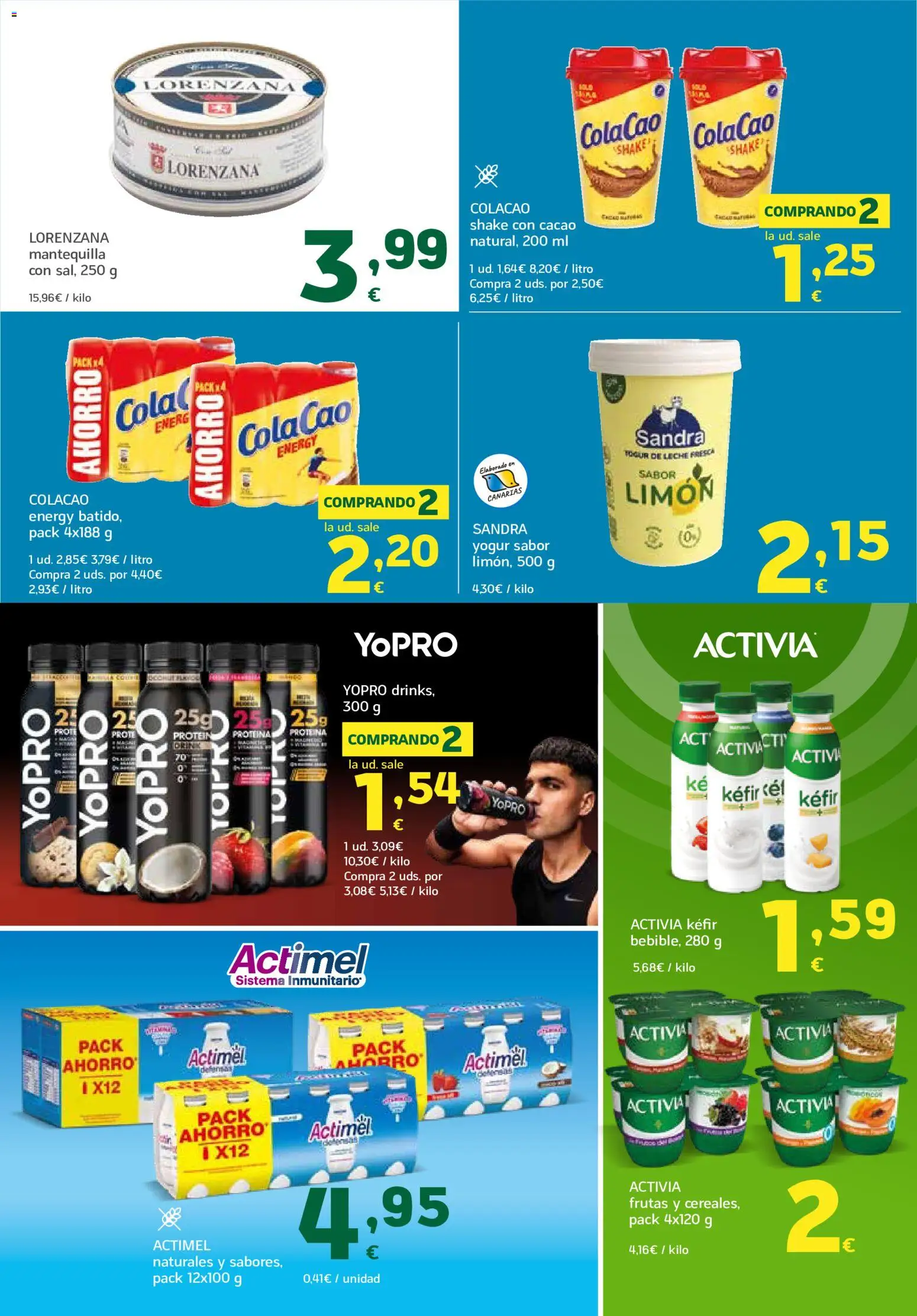 HiperDino folleto │ válido desde el 23/06/2026 | Página: 12 | Productos: Leche, Yogur, Συσκευή ροής, Φρυγανιές σικάλεως