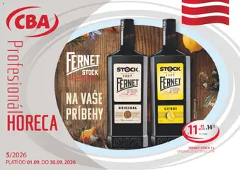 CBA Komfos leták platný od 01.09.2026
