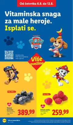 Lidl katalog - pregled Lidl kataloga - važi od 06.08.2026 | Strana: 16 | Proizvode: Pakovanje