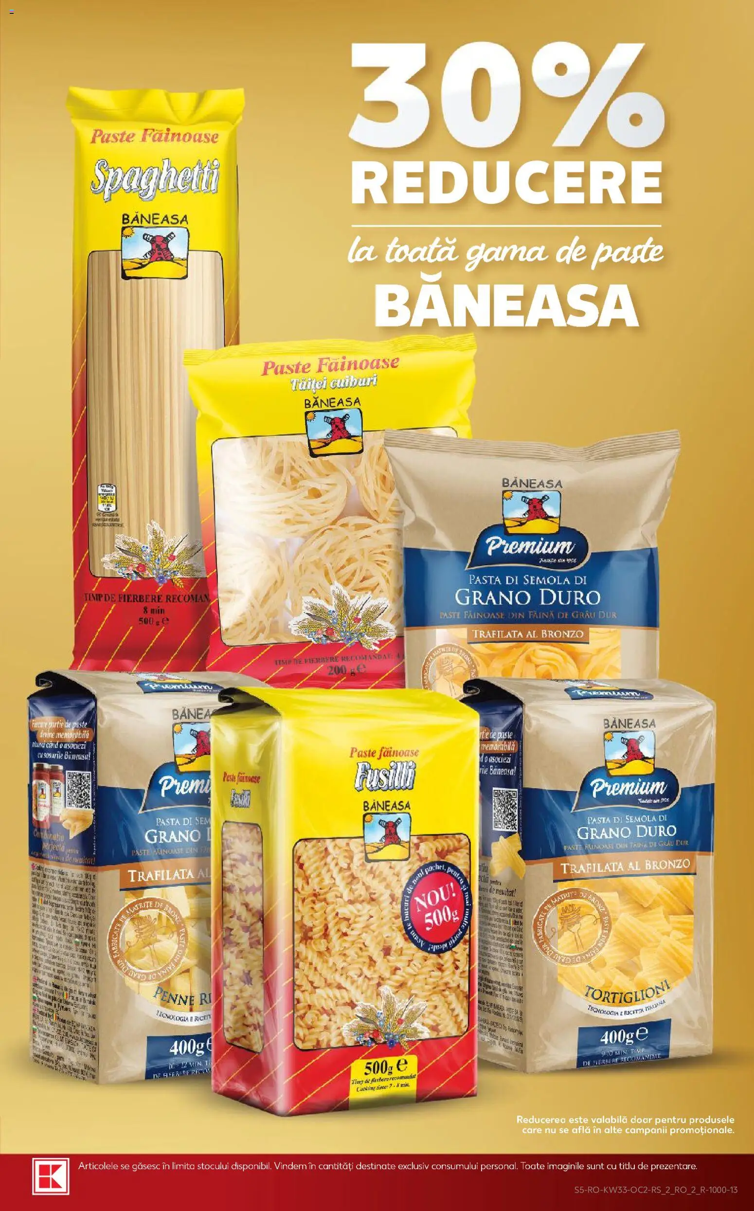 Noul catalog Kaufland – valabil de la 12.08.2026 | Pagină: 5 | Produse: Premium, Făină, Paste