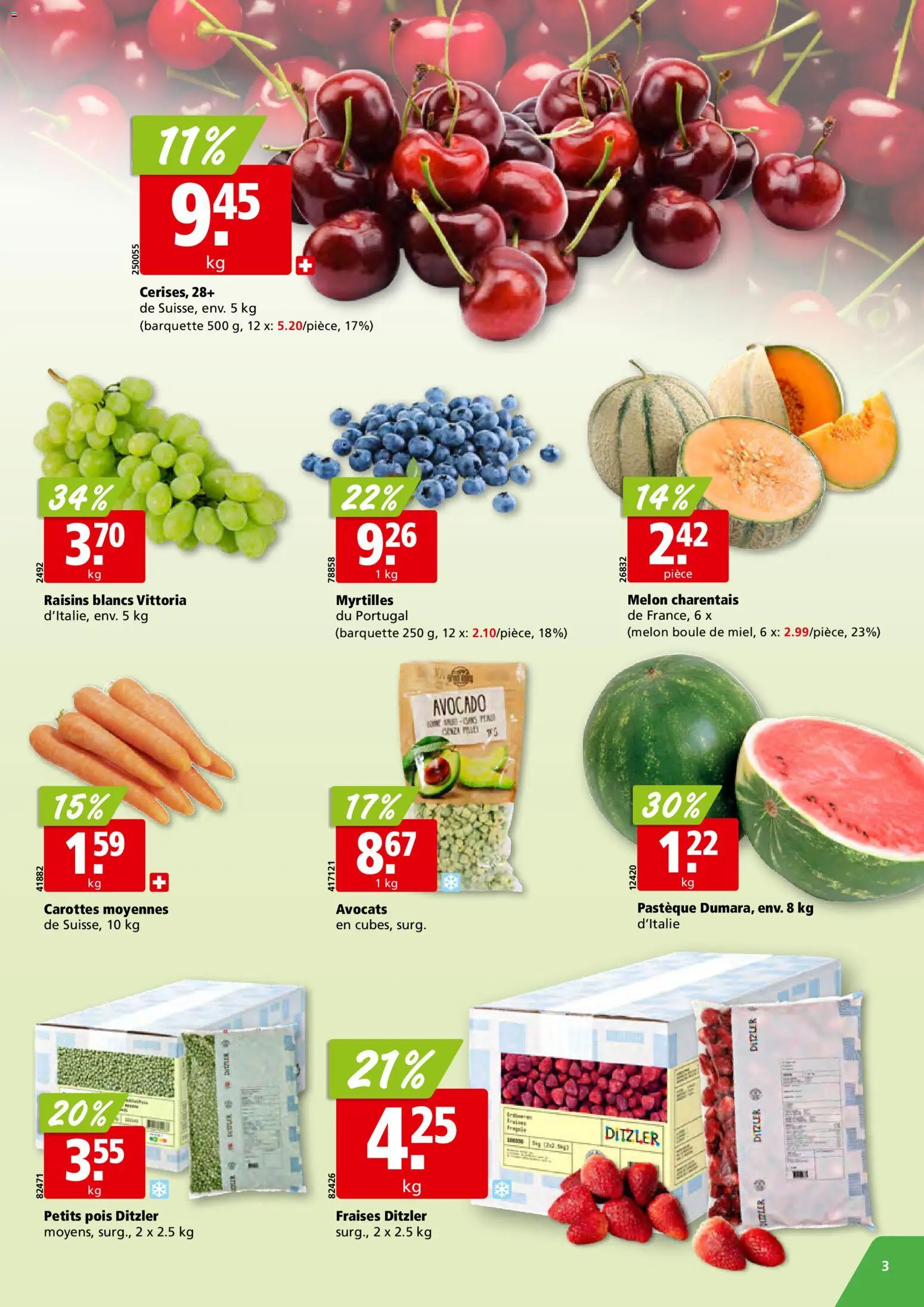 Aligro aktionen Chavannes, Matran, Genève, Sion – gültig ab 22.06.2026 | Seite: 3 | Produkte: Avocado