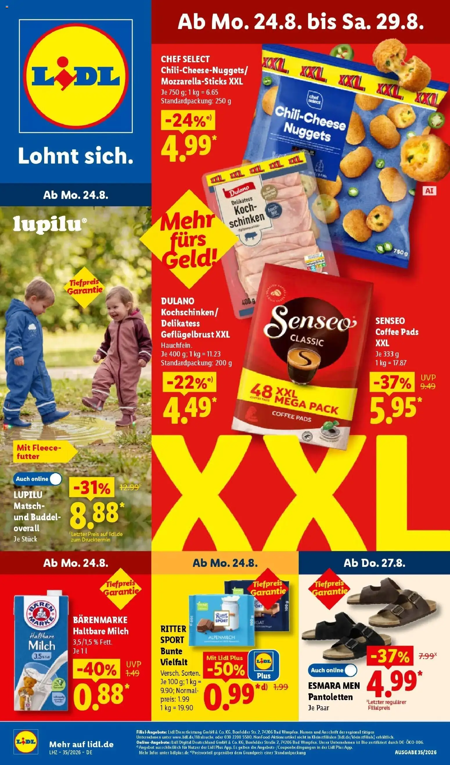 Lidl Prospekt Mahlow (ab 24.08.2026) zum Blättern » Angebote | Seite: 1
