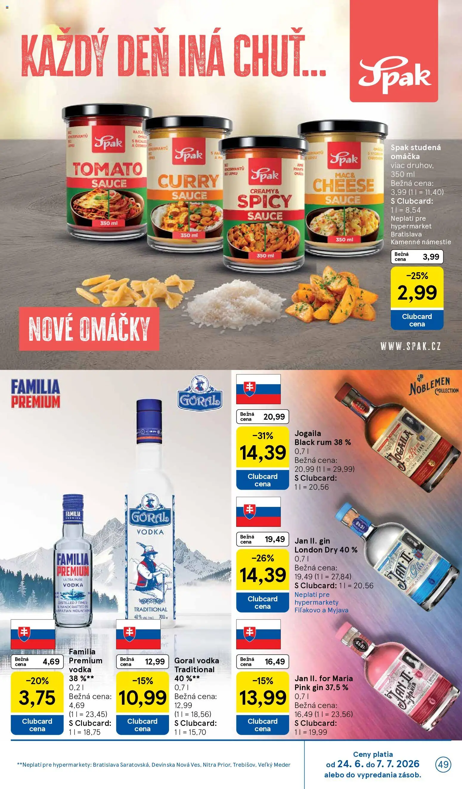 Nové Tesco akcie – leták je platný od 24.06.2026 | Strana: 49