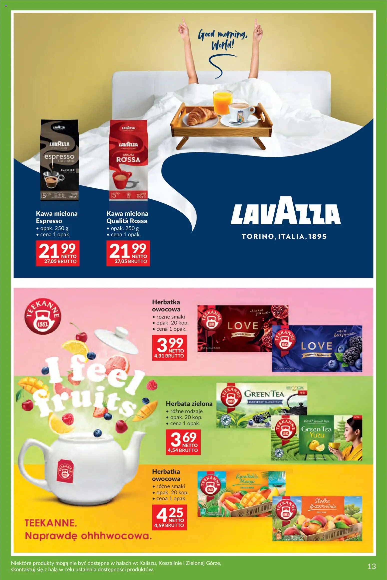 Makro gazetka - Uroczystości od 12.05.2026 | Strona: 13 | Produkty: Mango, Lavazza, Kawa, Herbata