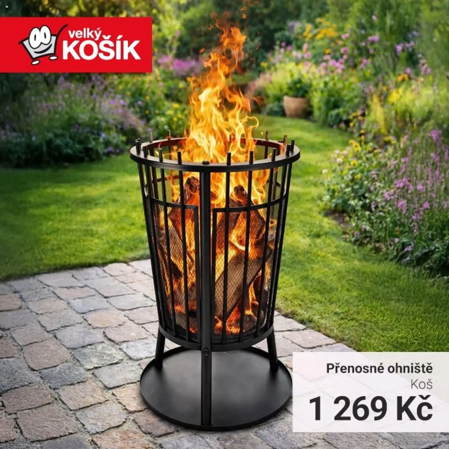 Velký Košík leták od 07.08.2026 | Strana: 2 | Produkty: Košík, Přenosné ohniště