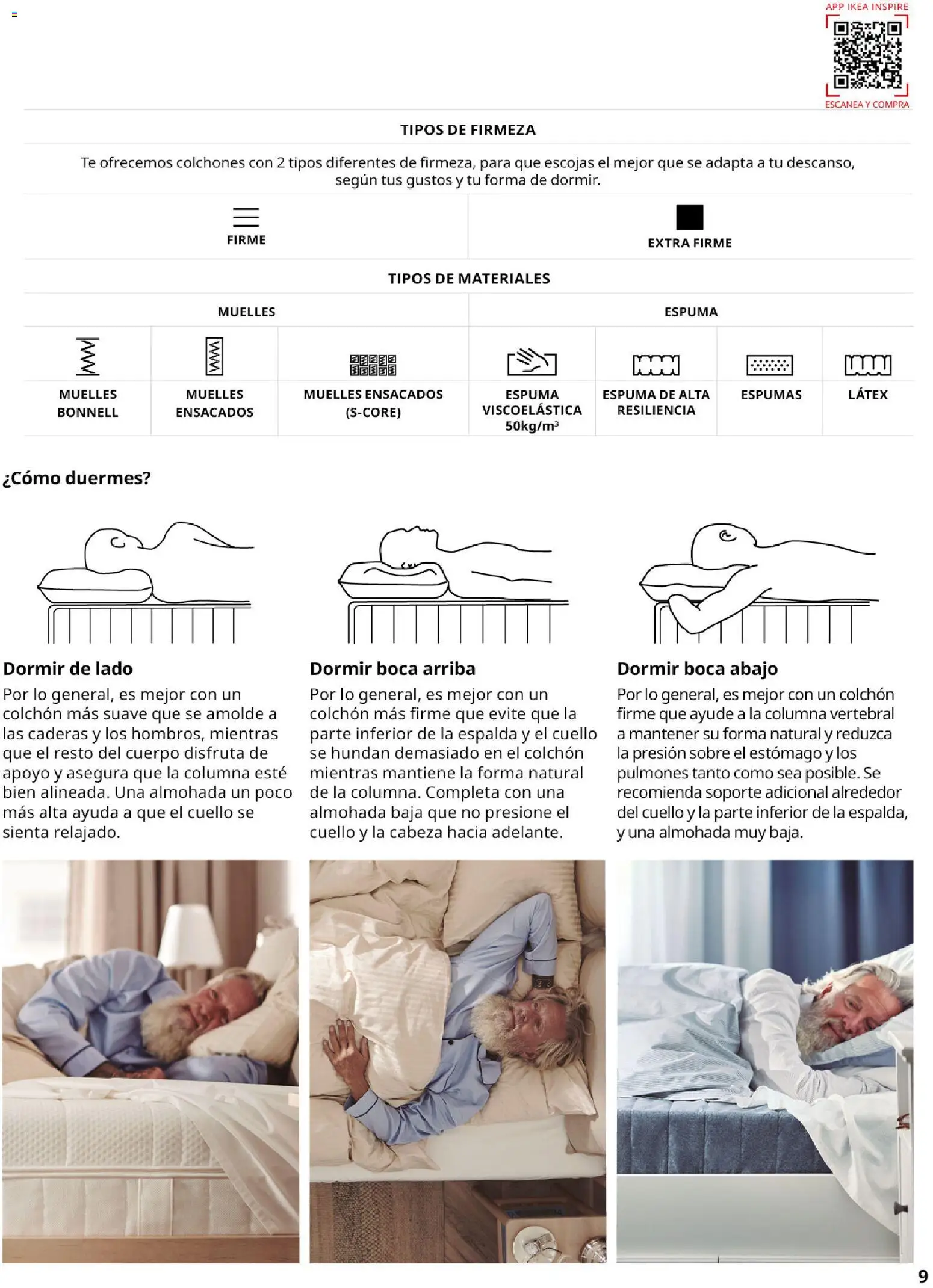 Catálogo IKEA Confort │ válido desde el 01.02.2026 | Página: 9 | Productos: Té, Colchon, Almohada
