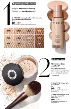 Oriflame erbjudanden 09/26 - Förhandsvisning av reklamblad från butik Oriflame aktuell från 24/06/2026 | Sida: 62 | Produkter: Foundation, Puder