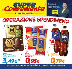 Anteprima del volantino SuperConveniente volantino Messina, Siracusa, Palermo valido a partire dal 21/08/2026