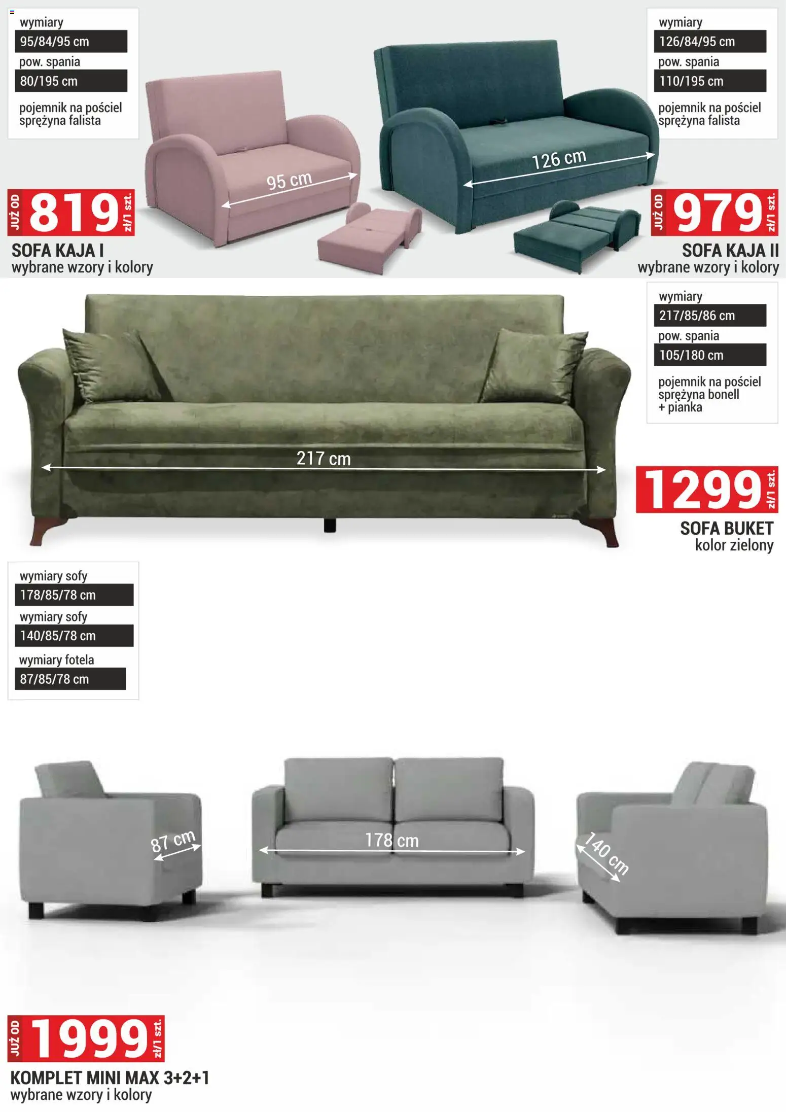 Merkury Market gazetka - Meble, Wypoczynki, Materace od 01.07.2026 | Strona: 14 | Produkty: Pościel, Sofa