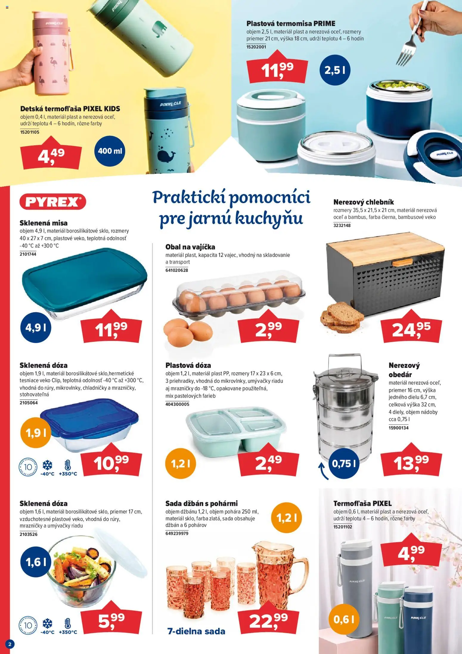 Nové Kinekus akcie – leták je platný od 01.04.2026 | Strana: 2 | Produkty: Mrazničky