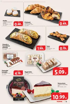 Torta od sira s preljevom od šumskog voća, Torta sa okusom sira i nadjevom od šumskog voća - Pregled kataloga iz trgovine Plodine, vrijedi od 28.10.2026 | Stranica: 19