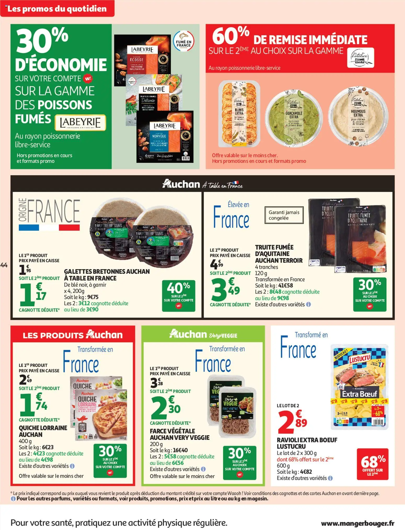 {H1} | Page: 45 | Produits: Truite fumée, Poissonnerie, Pois chiches, Crème