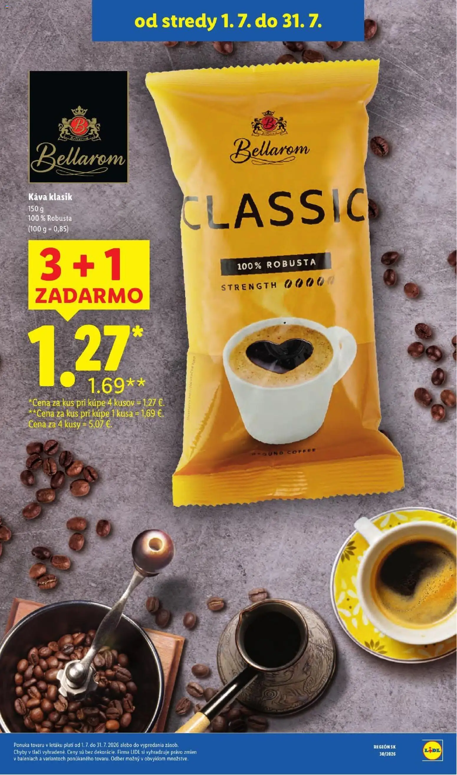 Nové Lidl akcie – leták je platný od 20.07.2026 | Strana: 86 | Produkty: Káva