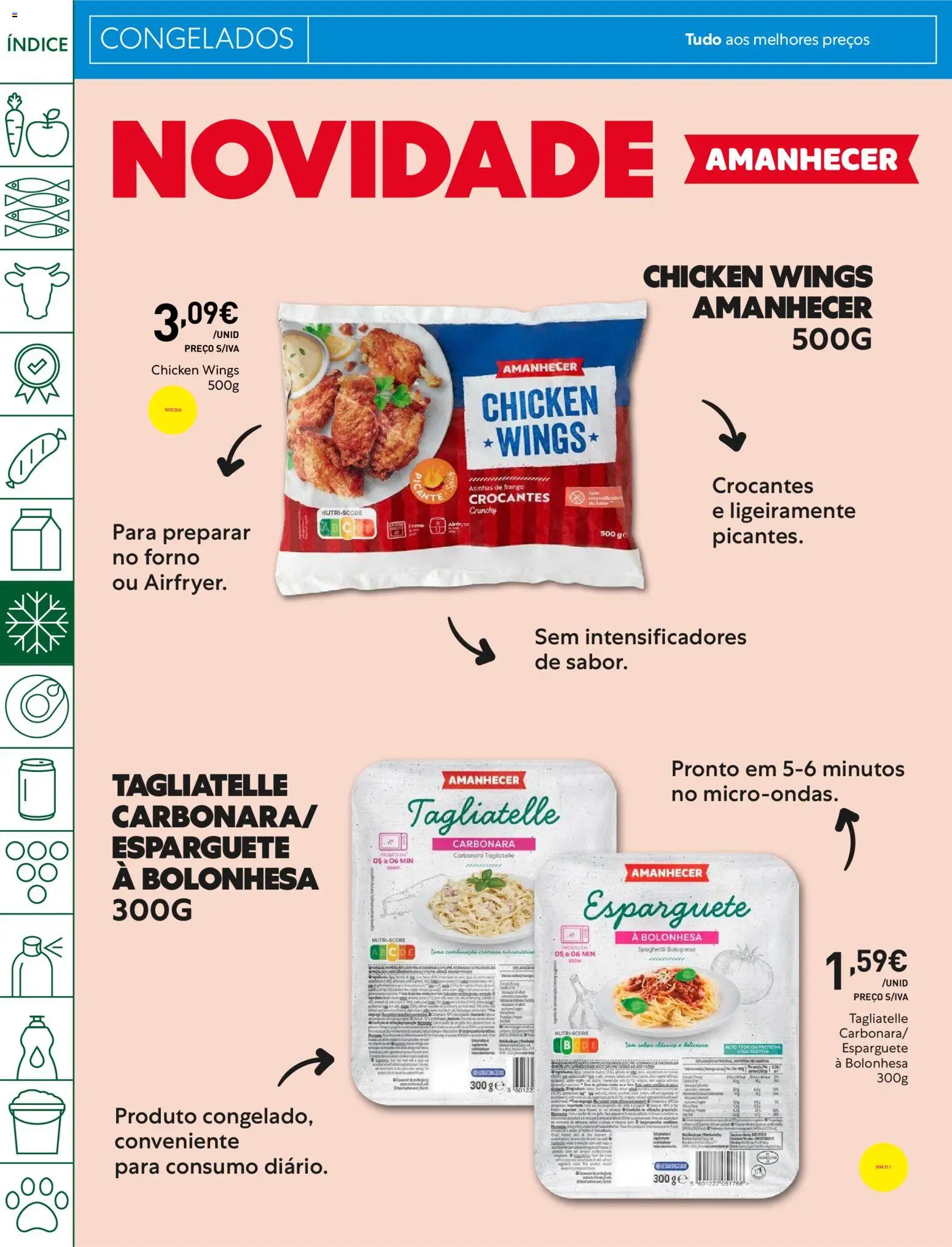 Recheio folheto │ válido de 19.05.2026 | Página: 18 | Produtos: Esparguete, Forno, Frango