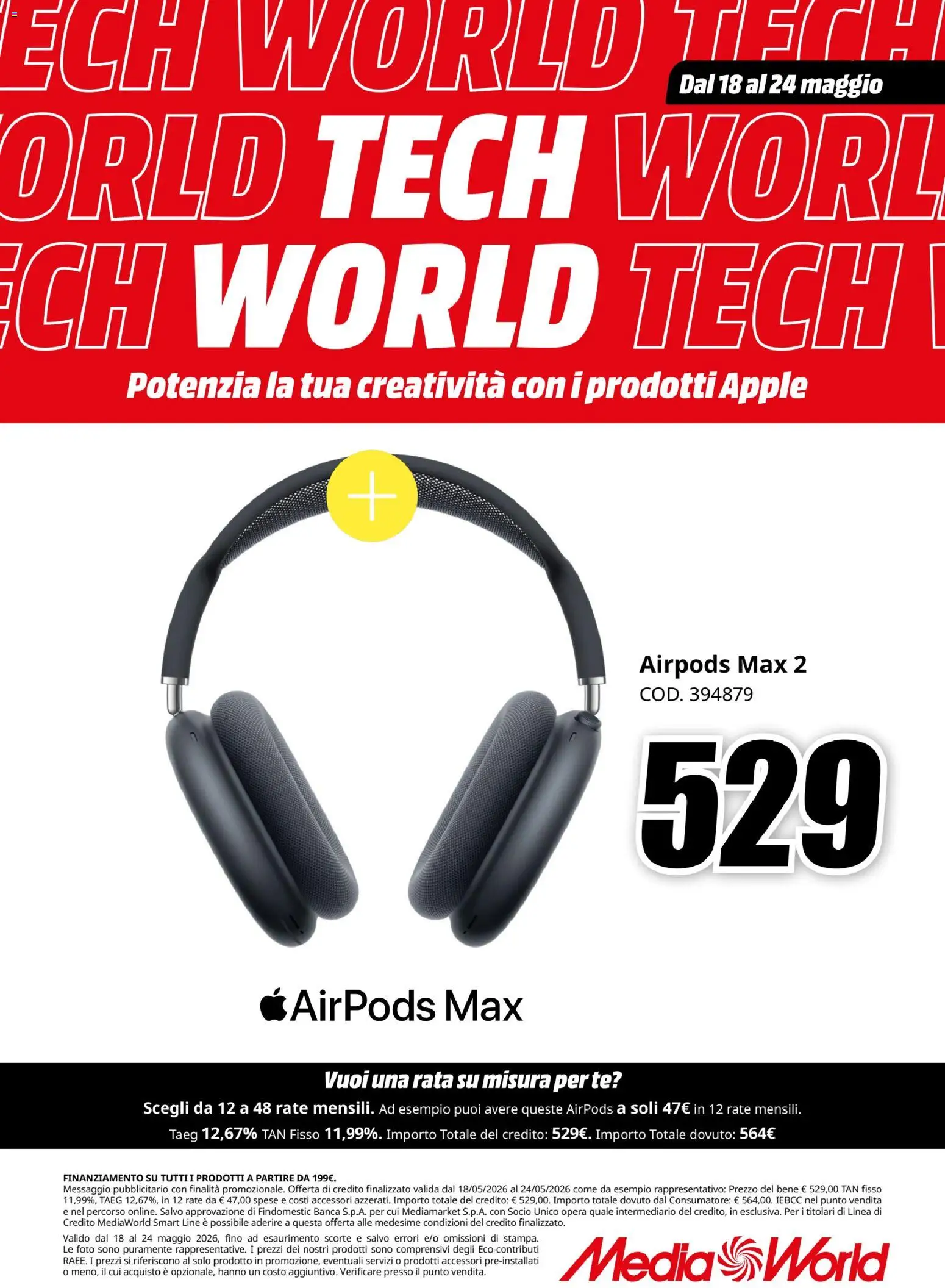 Volantino Media World del 18.05.2026 | Pagina: 1