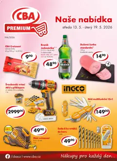 Náhled letáku CBA leták - Premium od 13.05.2026