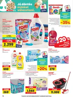 Spar akciós újság - amely érvényes a következő dátumtól: 2026.07.02. | Oldal: 16 | Termékek: Persil, Perwoll, Papírtörlő, Mandulatej