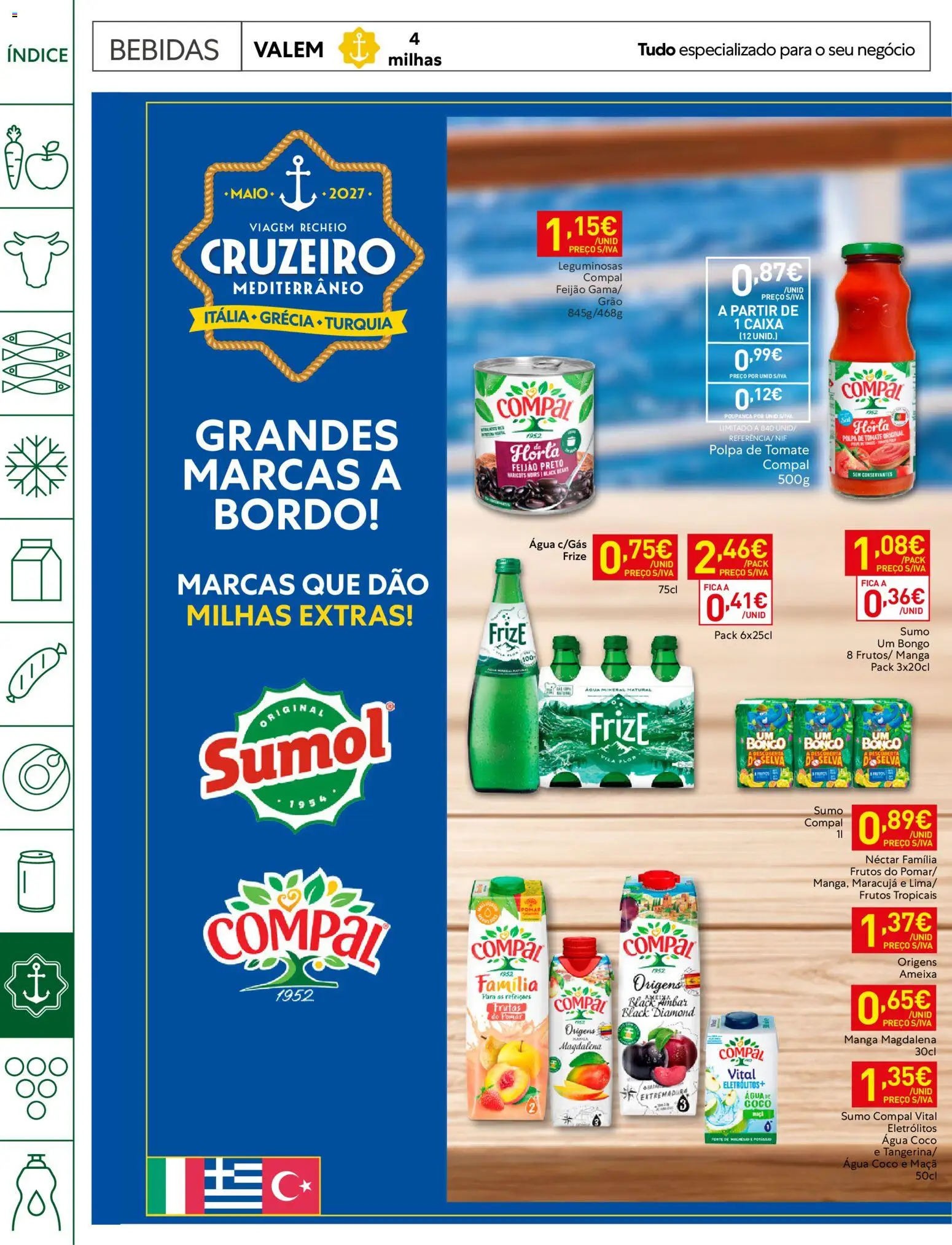 Recheio folheto Horeca Madeira │ válido de 27/10/2026 | Página: 18 | Produtos: Leguminosas, Caixa, Sumo, Feijão